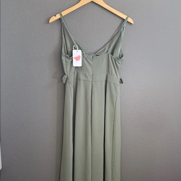 NWT L'ATISTE Sage Tie-Front Jumpsuit - Picture 5 of 9